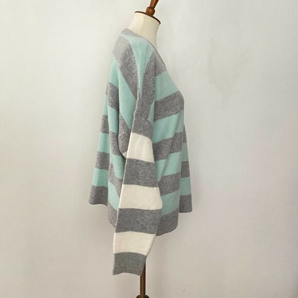 Court & Rowe Womens Striped Sweater Crew Neck Long Sleeve Pullover XL - Picture 5 of 8
